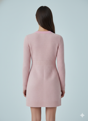 AD Luxurious StyleI Inspo Pink Mini Dress