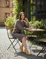 ADL Textured Ethnic-Inspired Retro Tapestry Pattern 2 PCs Set.