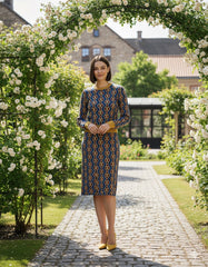 ADL Textured Ethnic-Inspired Retro Tapestry Pattern 2 PCs Set.