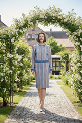 ADL Textured Ethnic-Inspired Geometric Pattern 2 PCs Set.