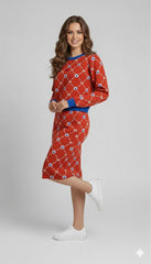 ADL Textured Ethnic-Inspired Heritage  Emblem motif 2 Pcs Set