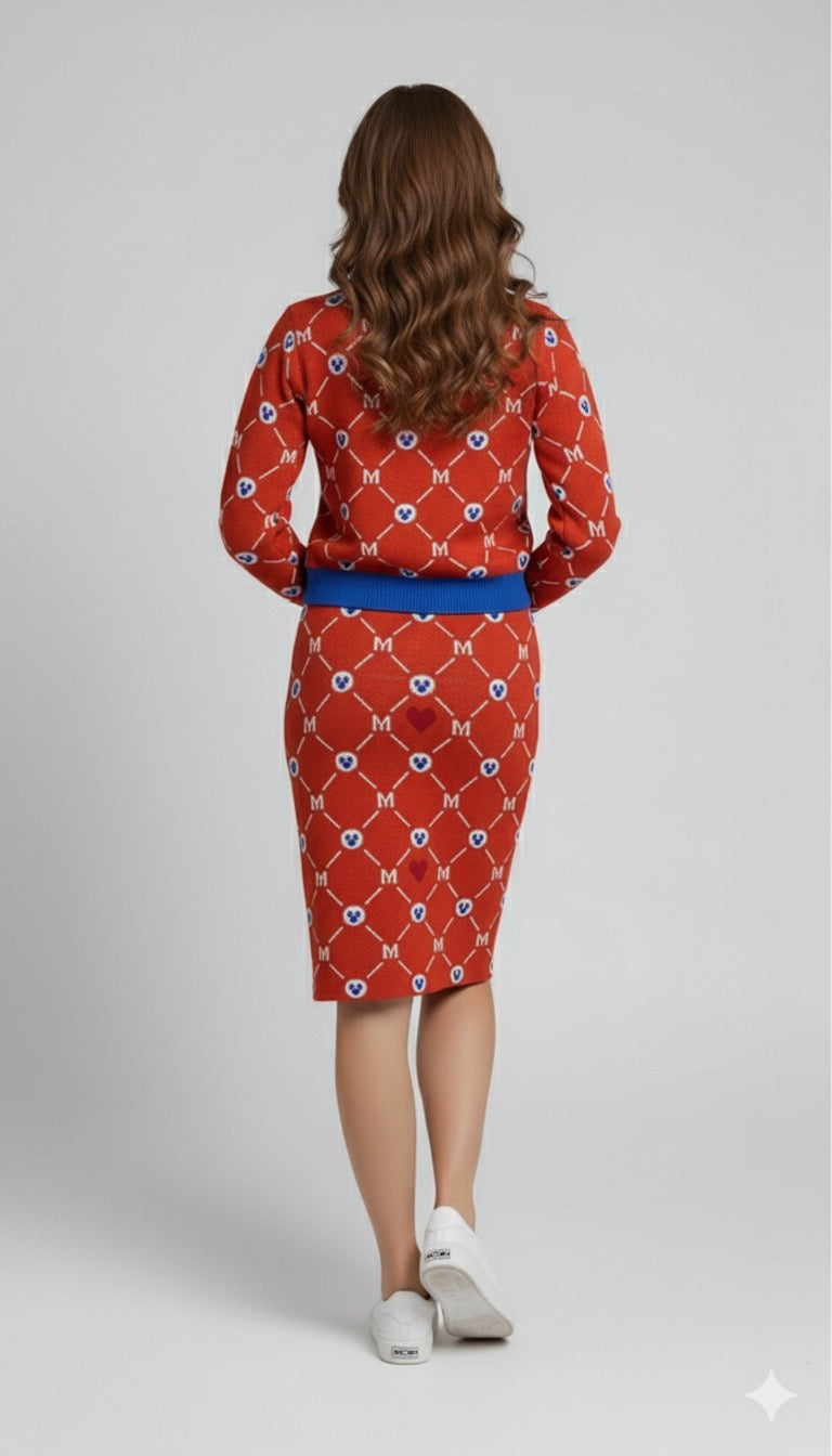 ADL Textured Ethnic-Inspired Heritage  Emblem motif 2 Pcs Set