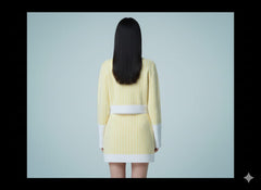 AD Hounds tooth British Style 2 Pcs Set